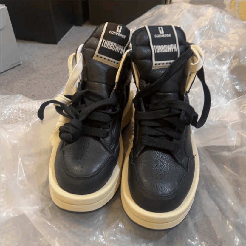 Rick Owens Rick Owens TURBOWPN Black High Top Size US 7.5 / EU 40-41 - 2 Thumbnail