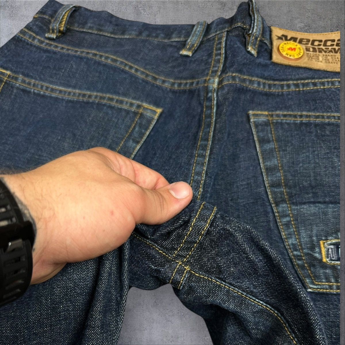 Mecca × Vintage Vintage Denim Mecca USA JEANS Denim Rap Pants Jean Size US 32 / EU 48 - 8 Thumbnail