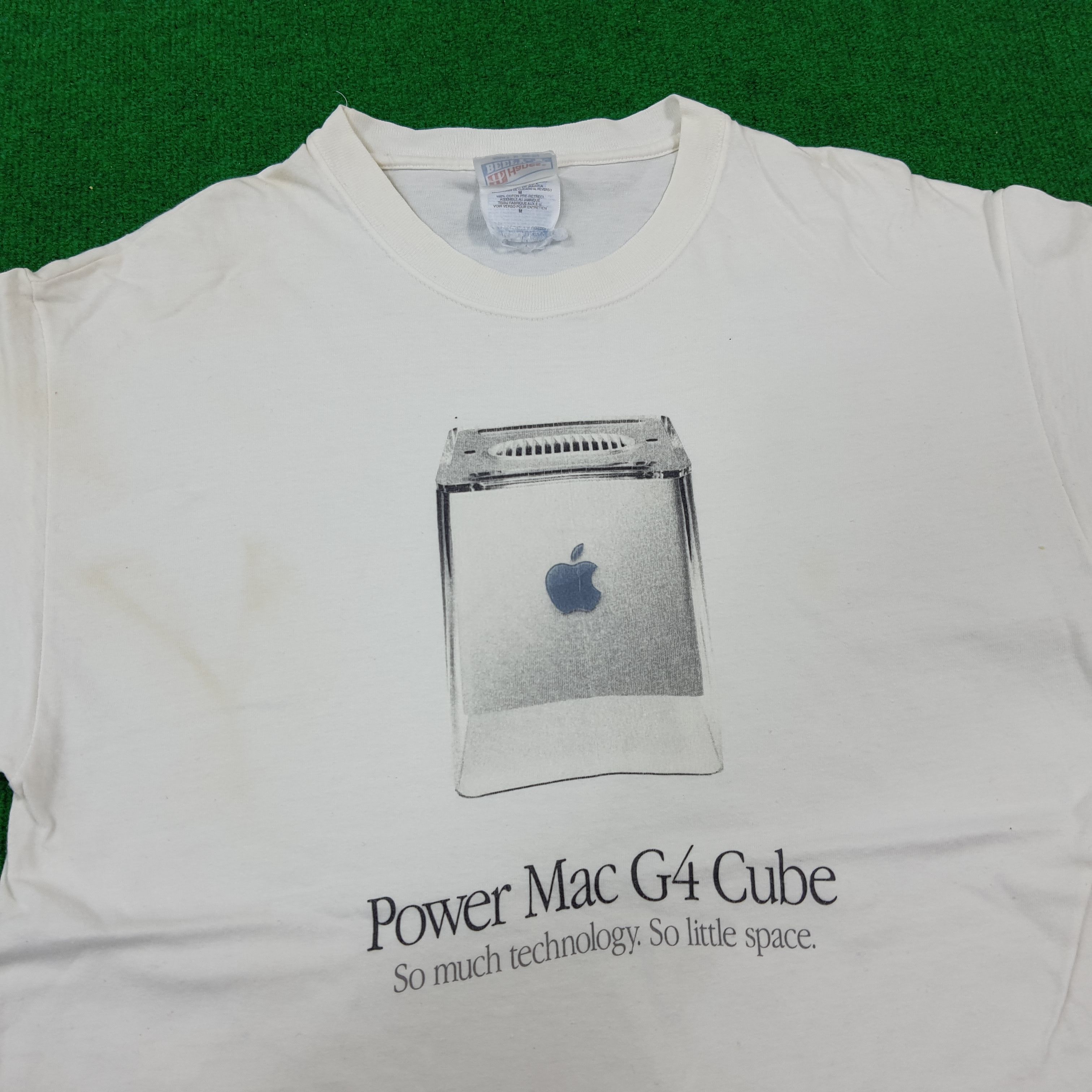 American Apparel × Apple × Vintage Vintage Apple Power Mac Iphone Apple Product Tshirt C196N80 Size US M / EU 48-50 / 2 - 2 Thumbnail