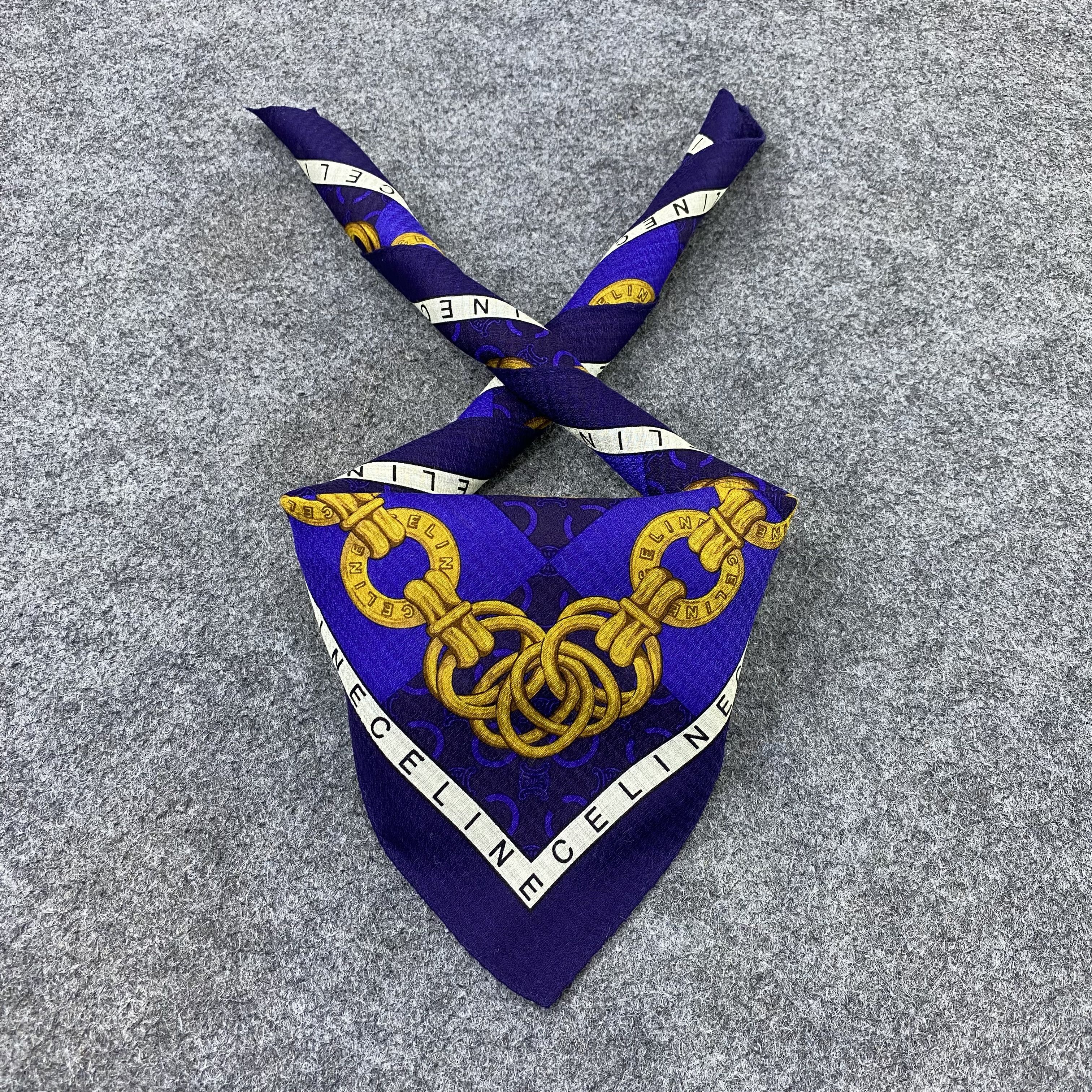 Celine Celine Handkerchief Neckerchief Bandana-B1786 Size ONE SIZE - 2 Thumbnail