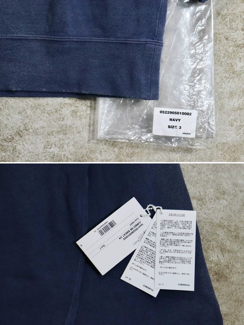 Visvim VisvimVisvim 22 Jumbo SB Sweatshirt Navy-2504 Size US M / EU 48-50 / 2 - 4 Thumbnail