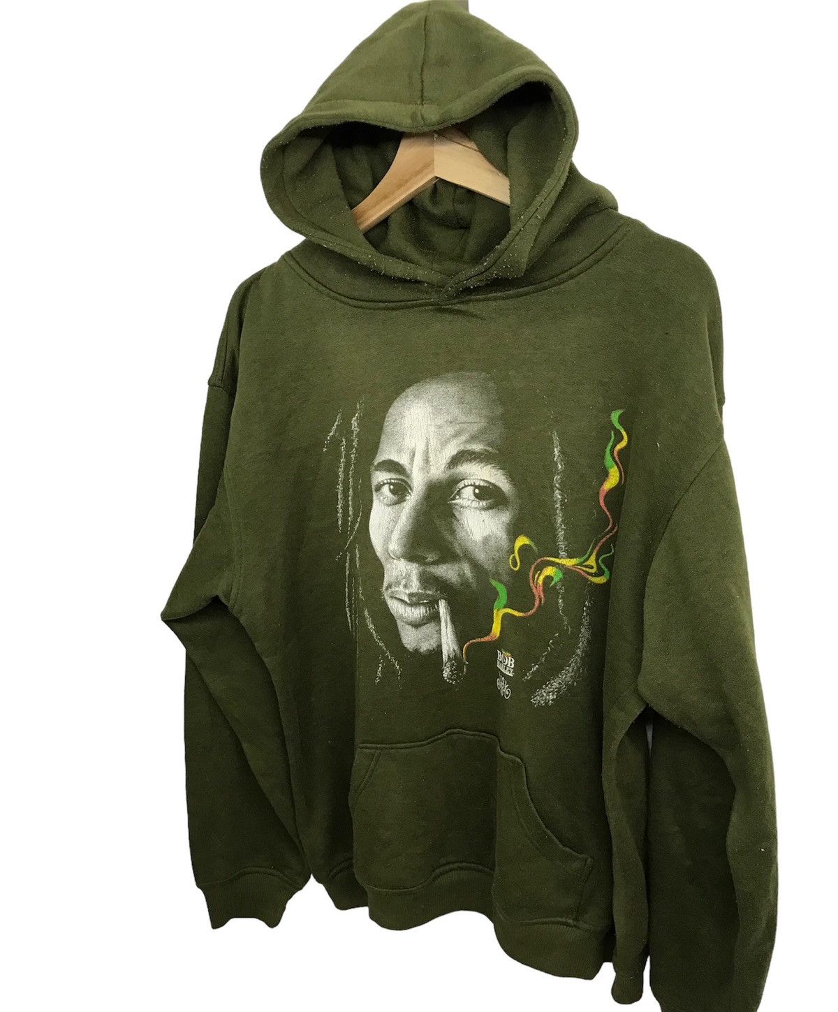 Bob Marley × Hall Of Fame × Vintage Vintage Bob Marley Hoodies Shirt Size US M / EU 48-50 / 2 - 3 Thumbnail