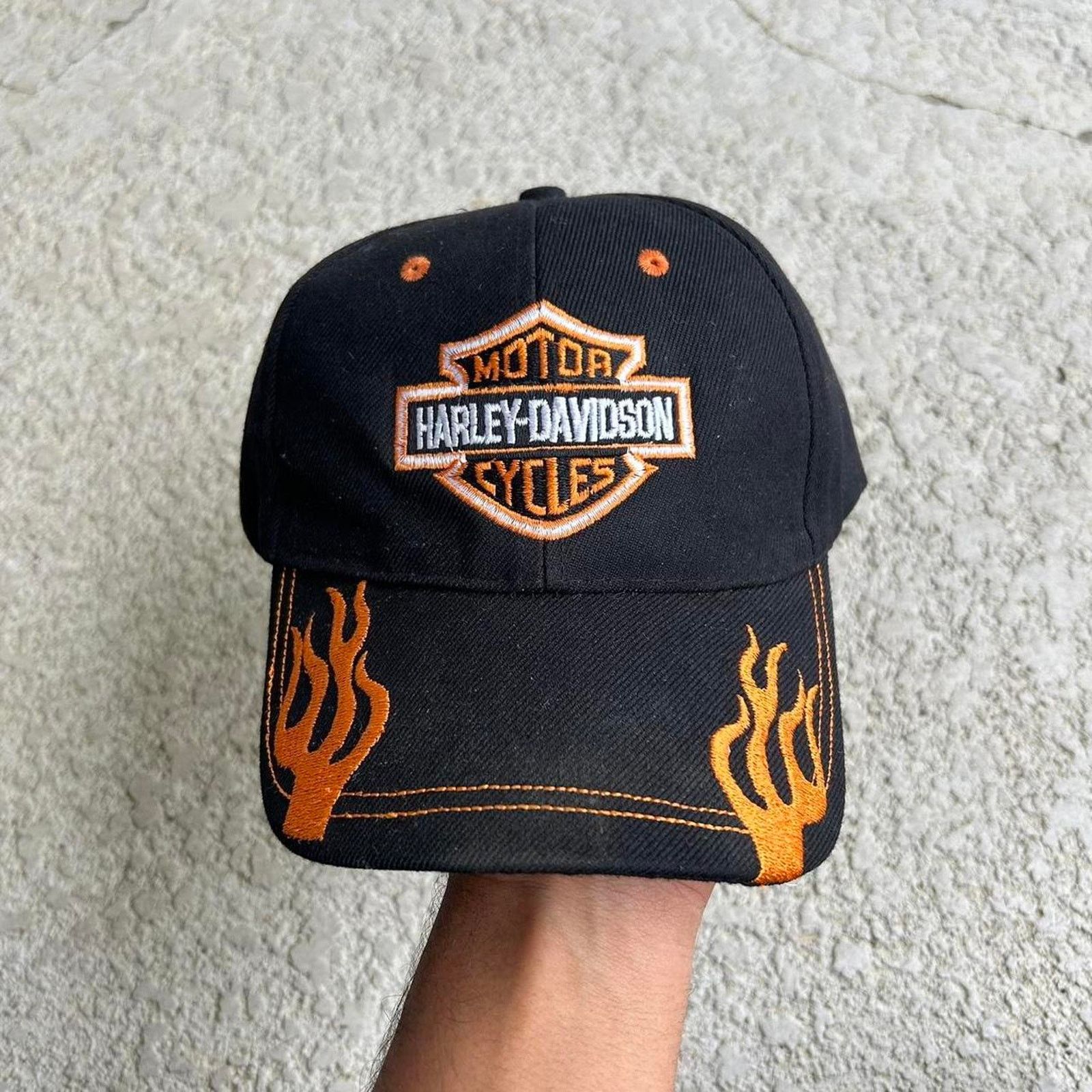Harley Davidson Flame Cap | Grailed
