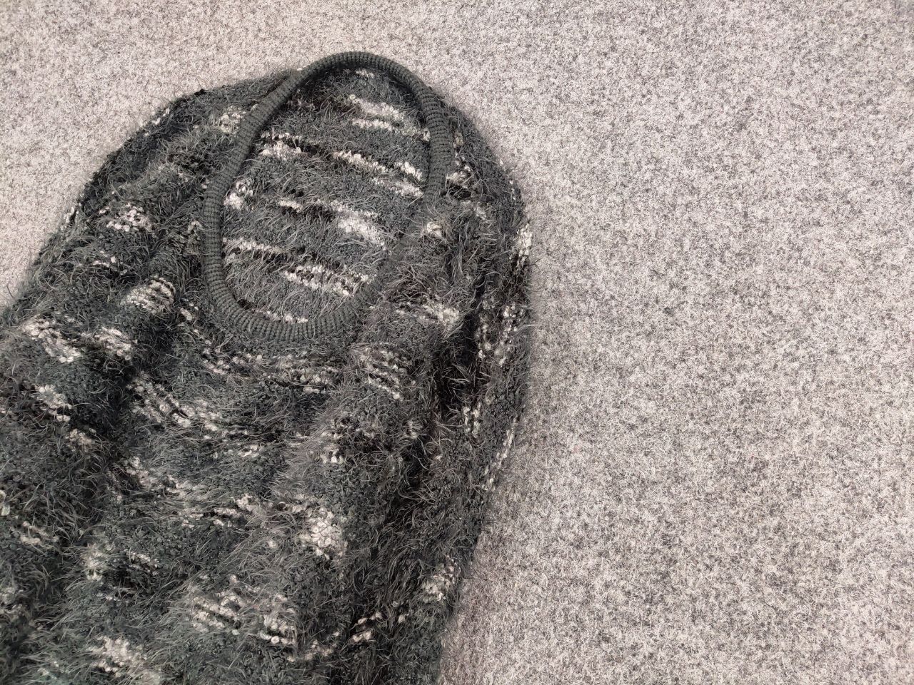 If Six Was Nine Fur Sweater Yohji Yamamoto Junya Watanabe Playboi Carti Styl Size US L / EU 52-54 / 3 - 4 Thumbnail