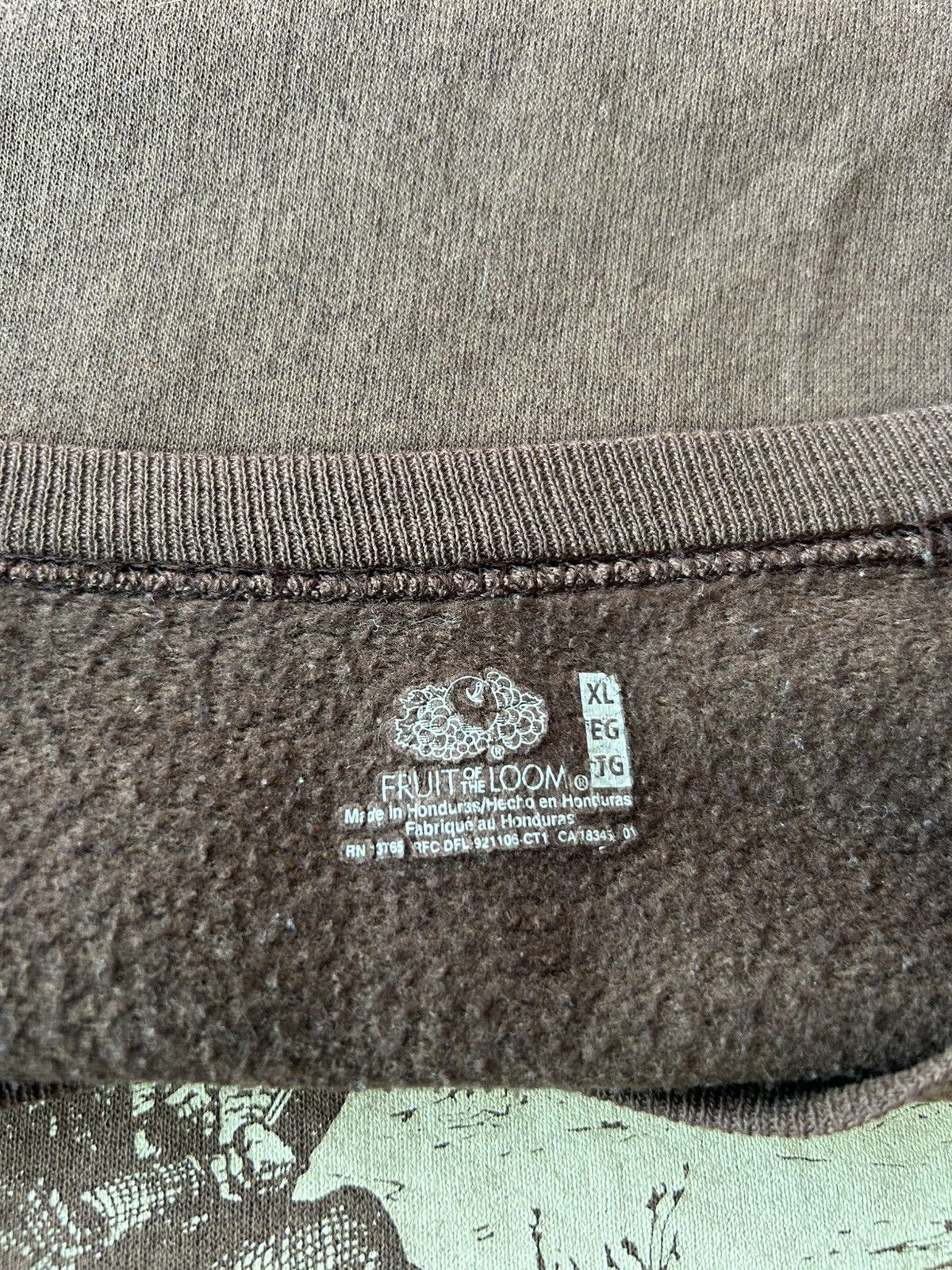 Apple FOTL Apple Computer Co Sunfaded Brown Sweatshirt Size US XL / EU 56 / 4 - 9 Thumbnail