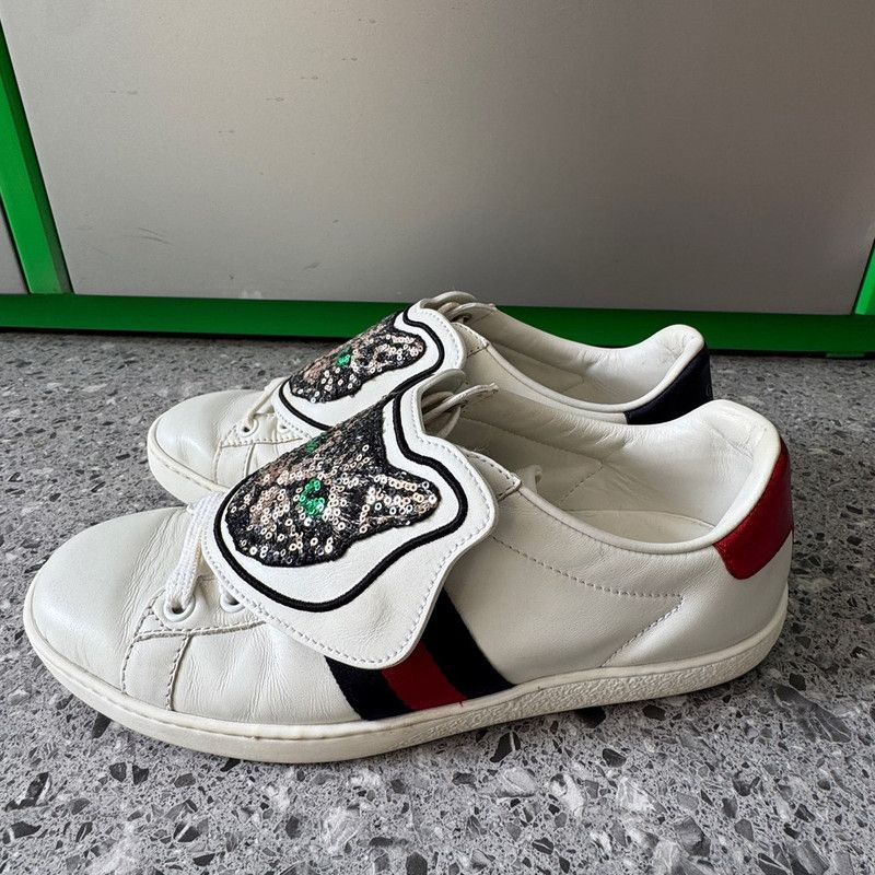 Gucci Gucci Ace Mystic Cat Sneakers for Women 0079 Size US 6 / IT 36 - 1 Thumbnail
