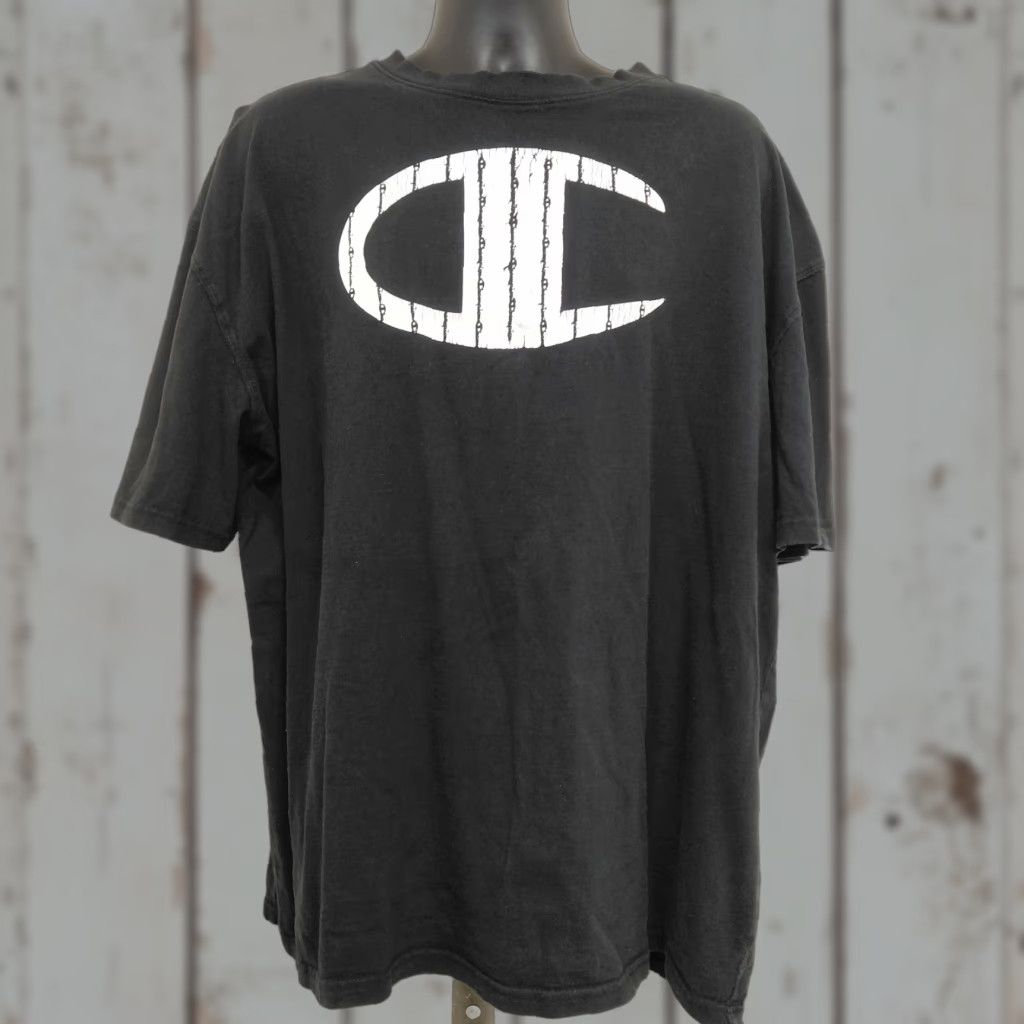 Champion Champion T-Shirt Men 3XL Black Short Sleeve Graphic Athletic Crew Neck Logo Vintage? No Size US XXL / EU 58 / 5 - 1 Thumbnail