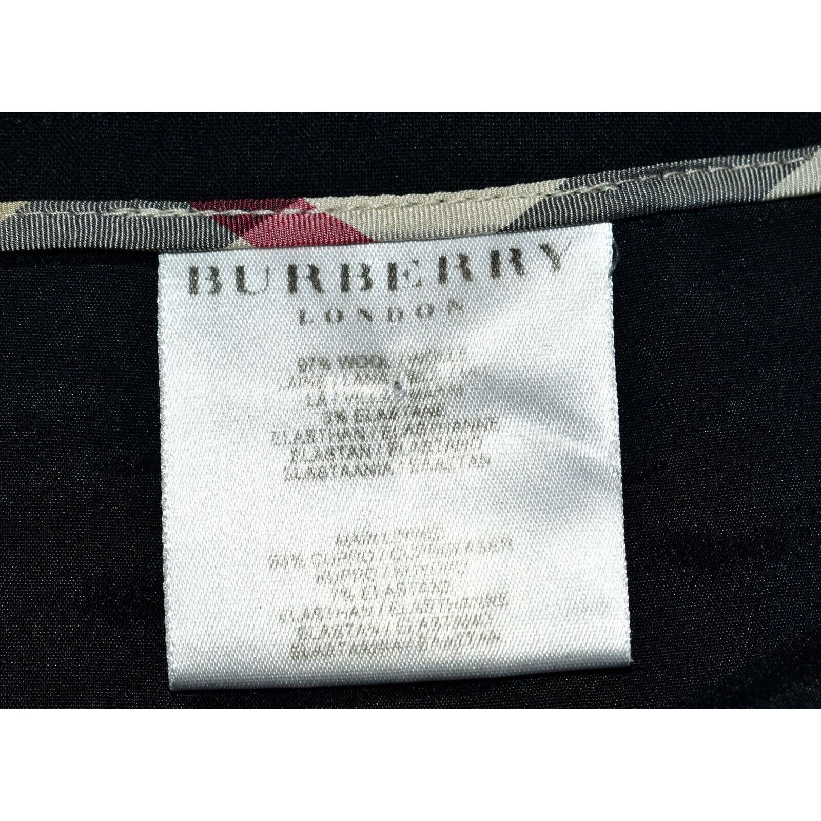 Burberry BURBERRRY LONDON Blk Wool Back Flap Pockets Pencil Skirt 2 Size 26" / US 2 / IT 38 - 6 Thumbnail