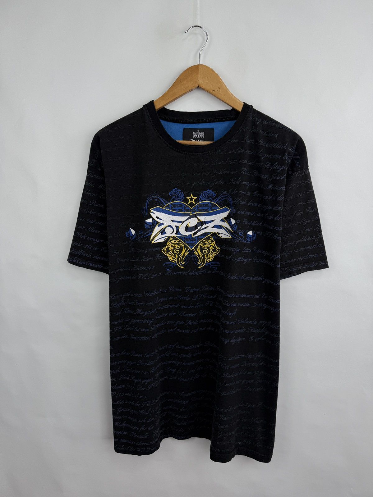 Nike 🇨🇭 FCZ Zurich Art Switzerland Suisse Swiss Soccer Fan T-Shirt Size US XXL / EU 58 / 5 - 3 Thumbnail