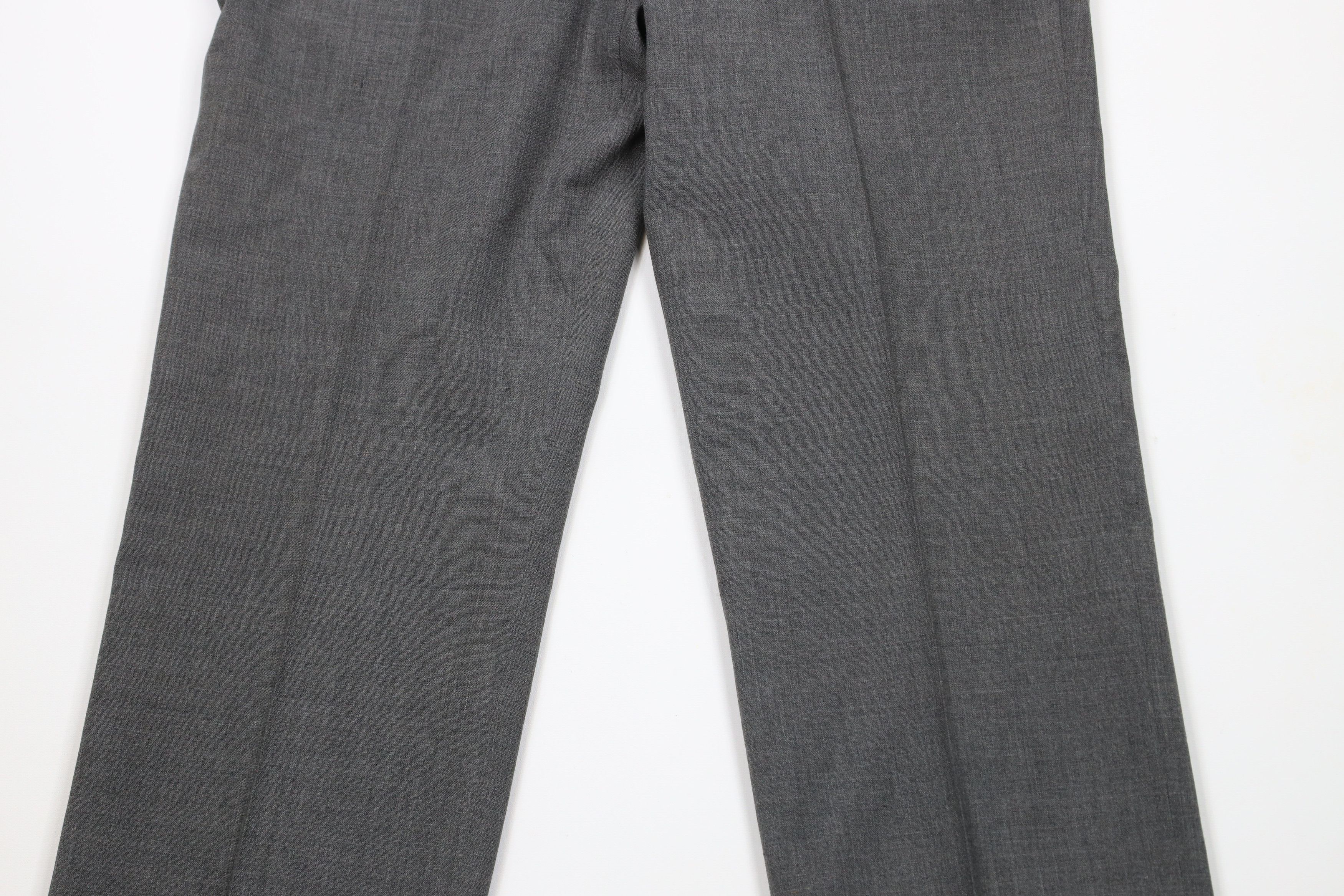 Vintage Vintage 70s Streetwear Flared Wide Leg Chino Pants Gray USA Size US 36 / EU 52 - 3 Thumbnail