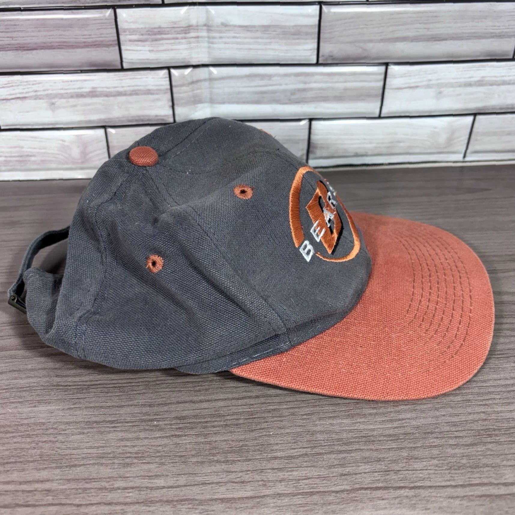 Vintage VINTAGE Chicago Bears Snapback Hat Navy Eastport Baseball Cap Unisex Adults Adjustable Cotton NFL Football 90s City Sports Size ONE SIZE - 6 Thumbnail