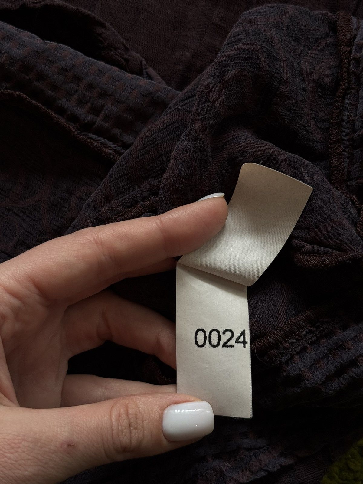 Other Grizas linen + silk blend crinkle plisse assymetric blouse Size L / US 10 / IT 46 - 4 Thumbnail