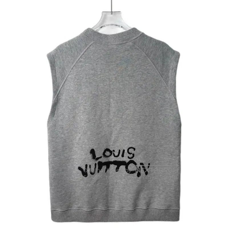 Louis Vuitton Louis Vuitton Gray Cotton Blend Women's Jacket . Size S / US 4 / IT 40 - 2 Thumbnail
