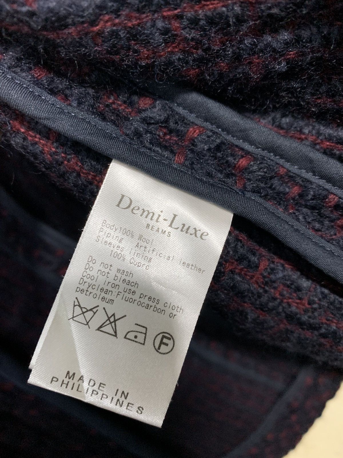 Beams Japan 🔥Demi-Lux BEAMS WOOL TWEED KENDO JACKETS Size M / US 6-8 / IT 42-44 - 9 Thumbnail