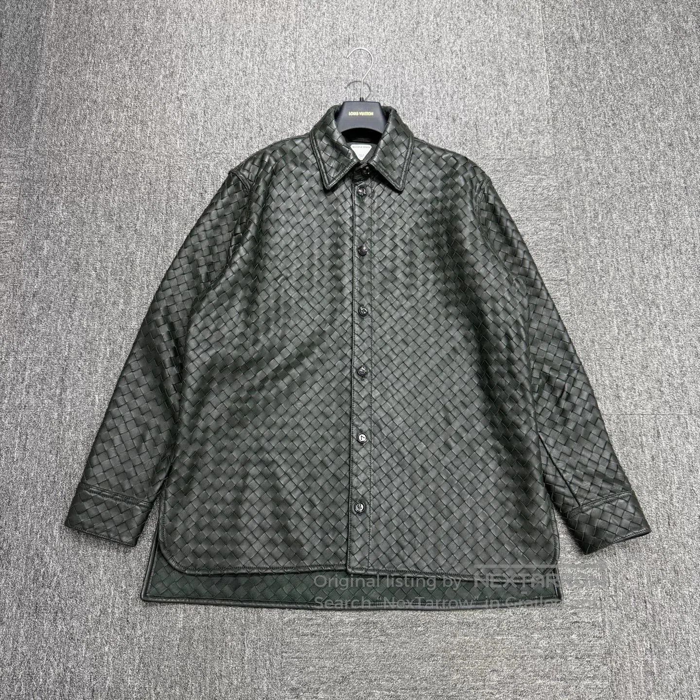 Bottega Veneta Bottega Veneta Woven Lambskin Jacket. Size US L / EU 52-54 / 3 - 1 Thumbnail