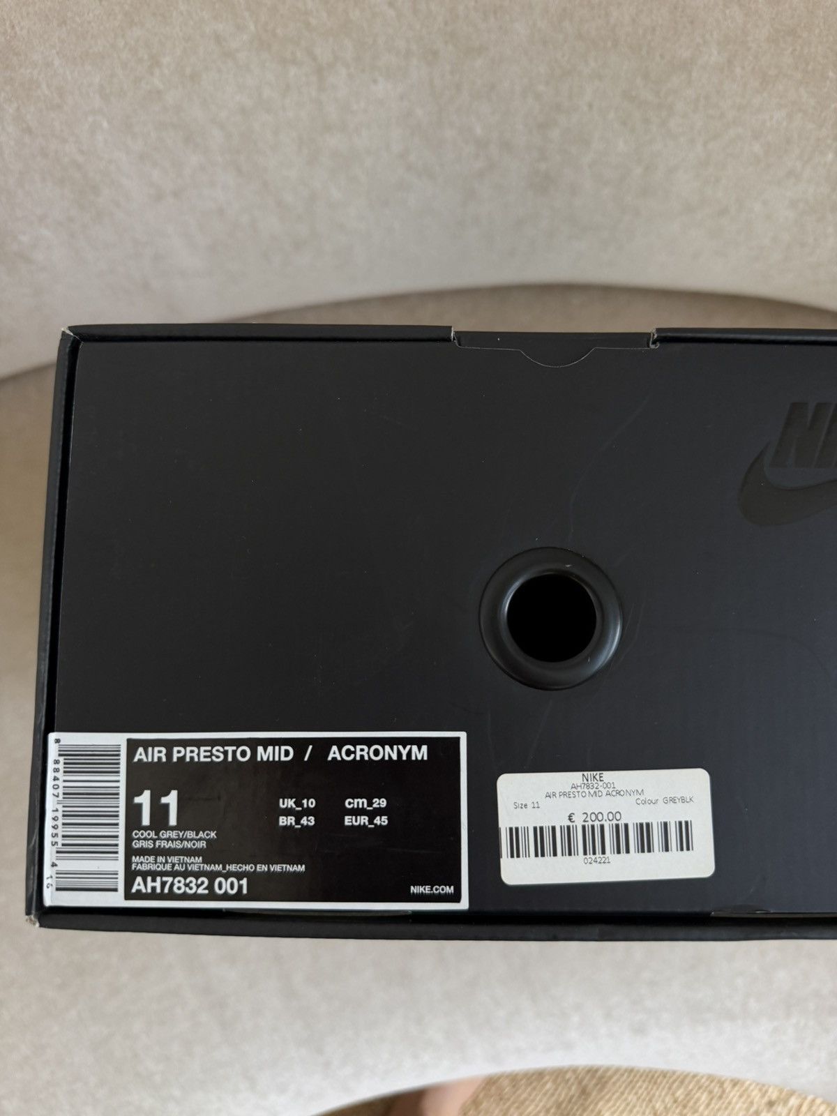 Acronym × Nike Acronym x Nike Prestos in sz 45 Size US 11.5 / EU 44-45 - 3 Thumbnail