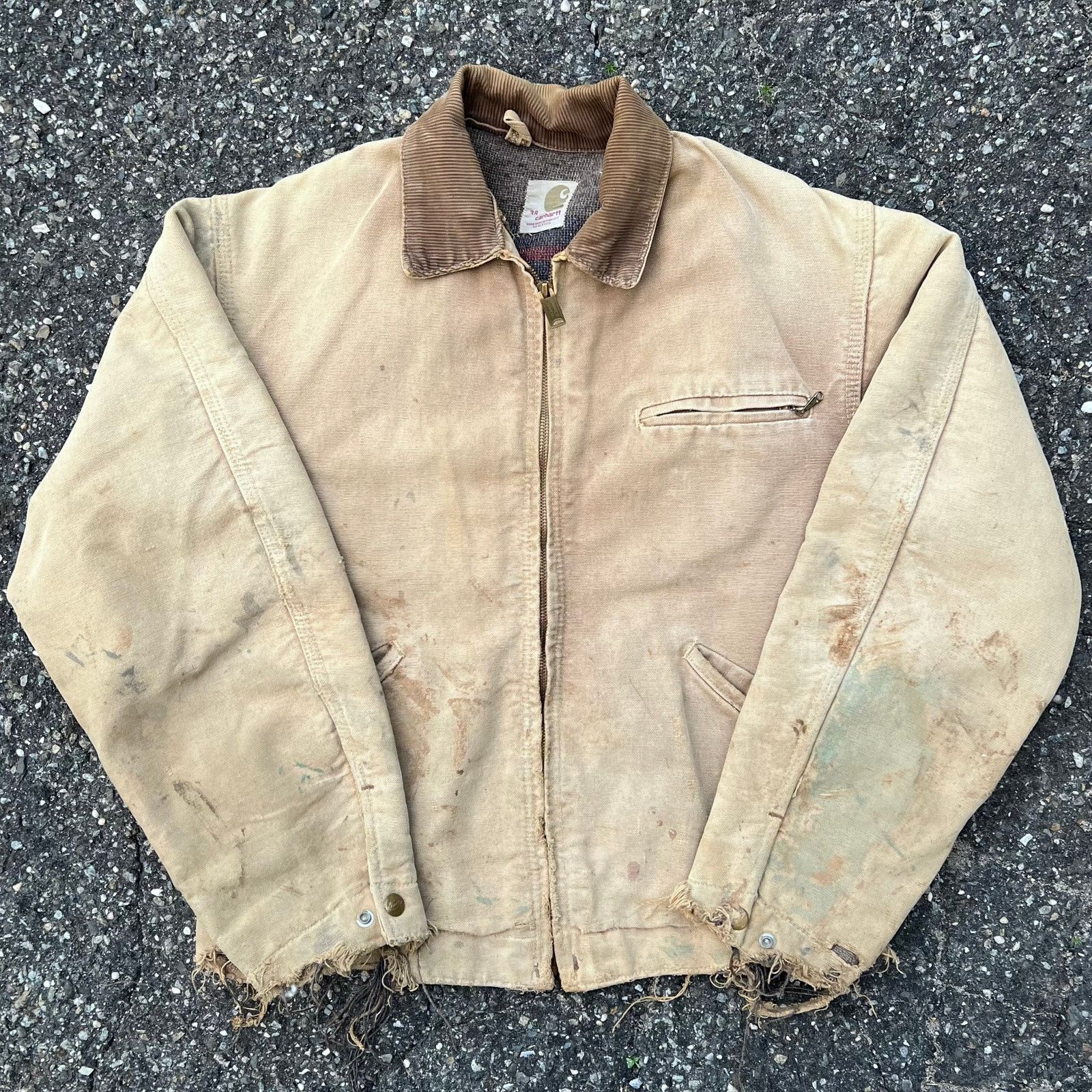 Carhartt True vintage Carhartt 70s work wear Detroit brown jacket Size US M / EU 48-50 / 2 - 2 Thumbnail