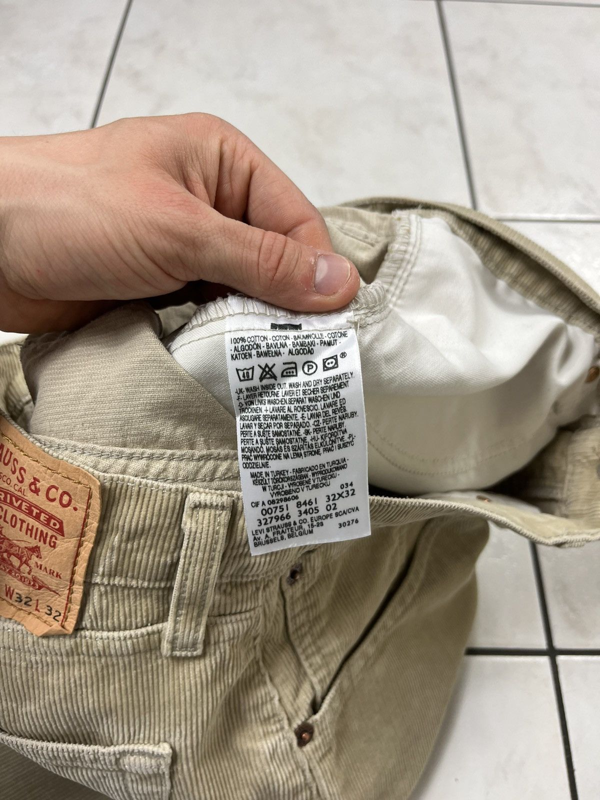 Levi's × Vintage Vintage Levi’s 751 corduroy velvet regular pants trousers Size US 32 / EU 48 - 22 Thumbnail