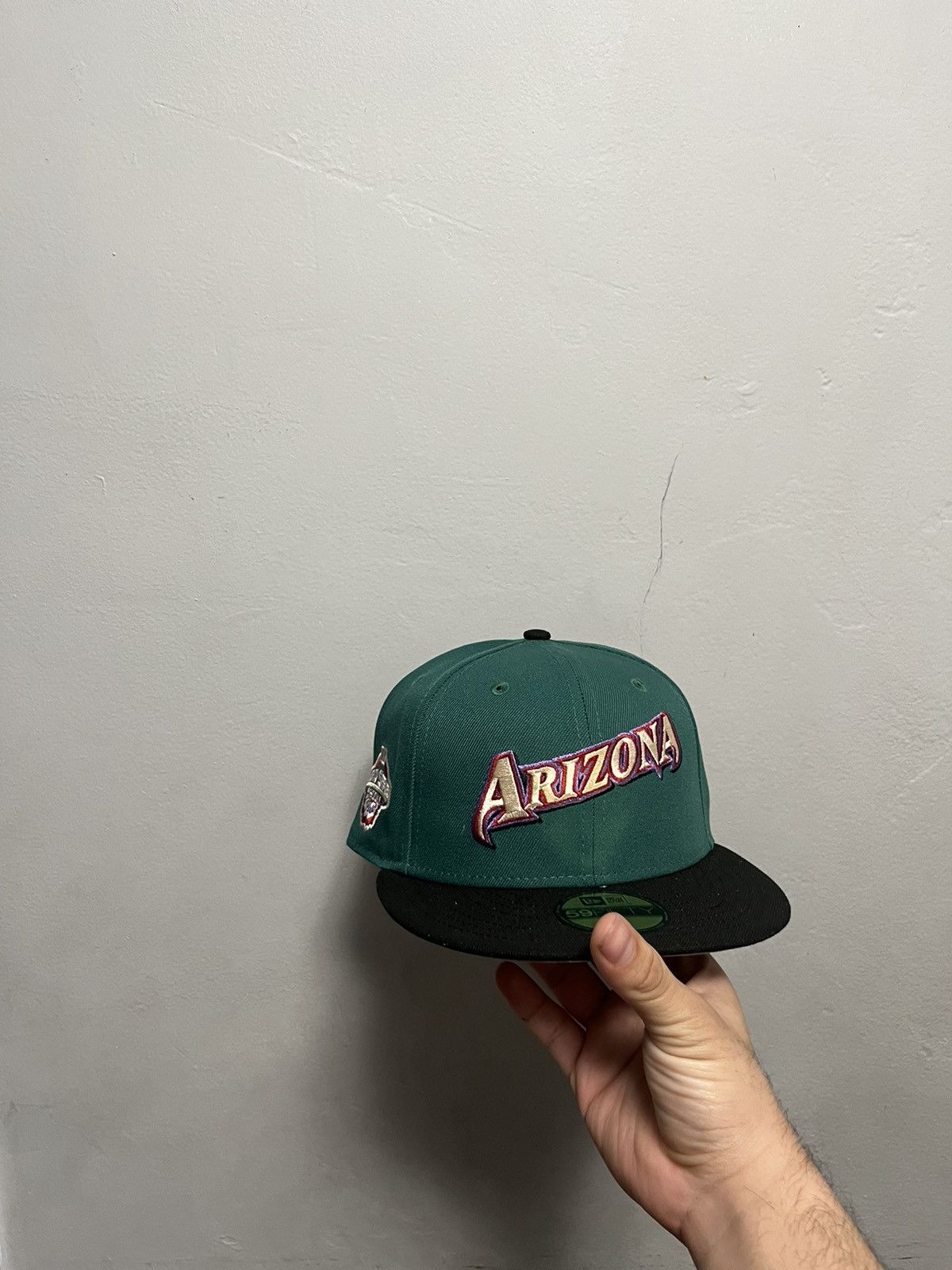 image of Arizona Diamondbacks Hat Club Exclusive Crosscheck 7 1/4 in Green, Men's