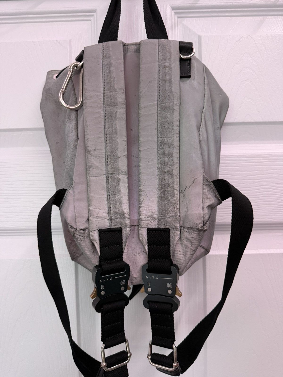 1017 ALYX 9SM 1017 9sm Silver Tank Backpack In 015 Silver Size ONE SIZE - 5 Thumbnail