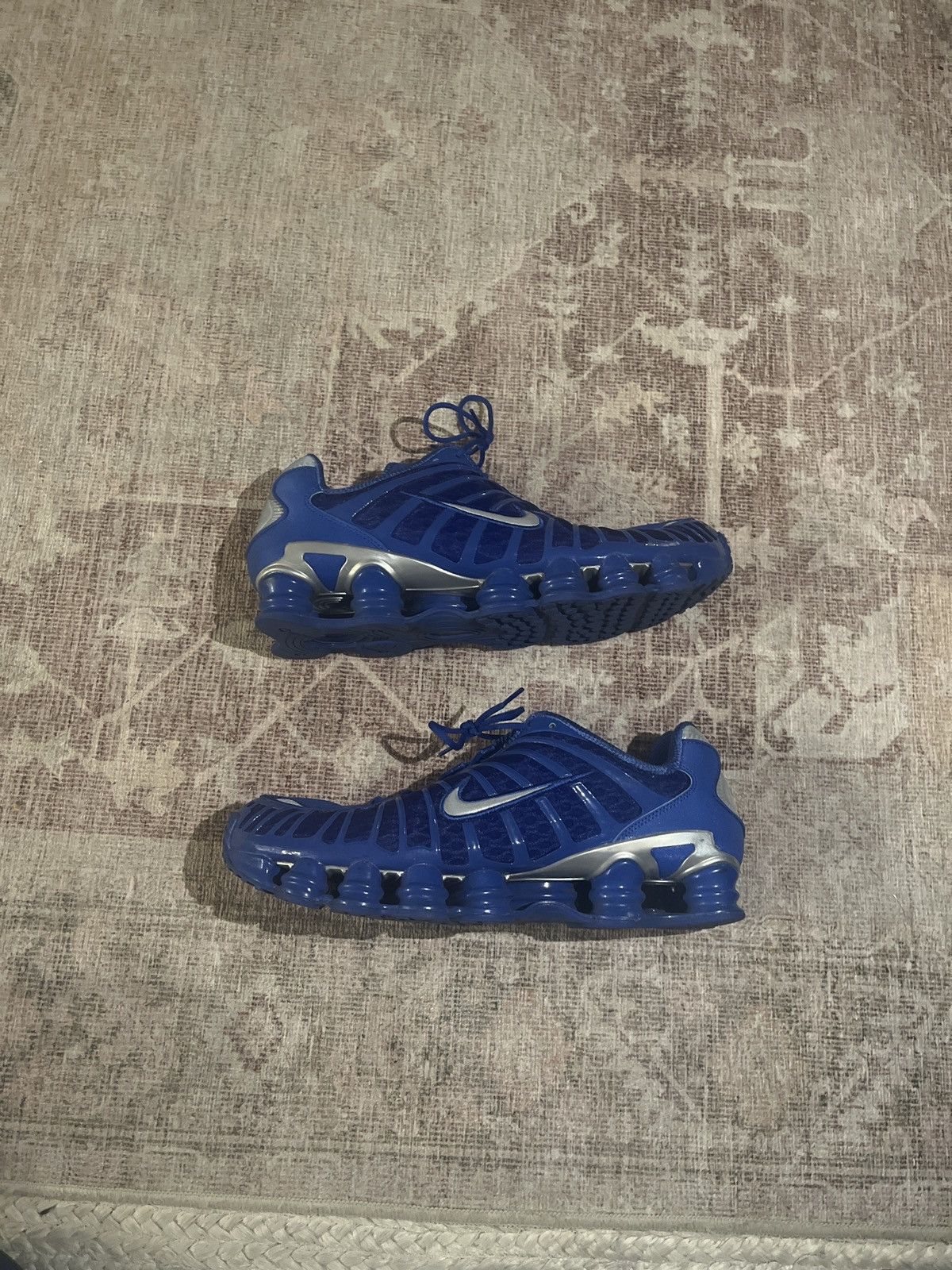 Nike Nike Shox TL Hyper Royal Metallic Silver Mens 13 Size US 13 / EU 46 - 4 Thumbnail