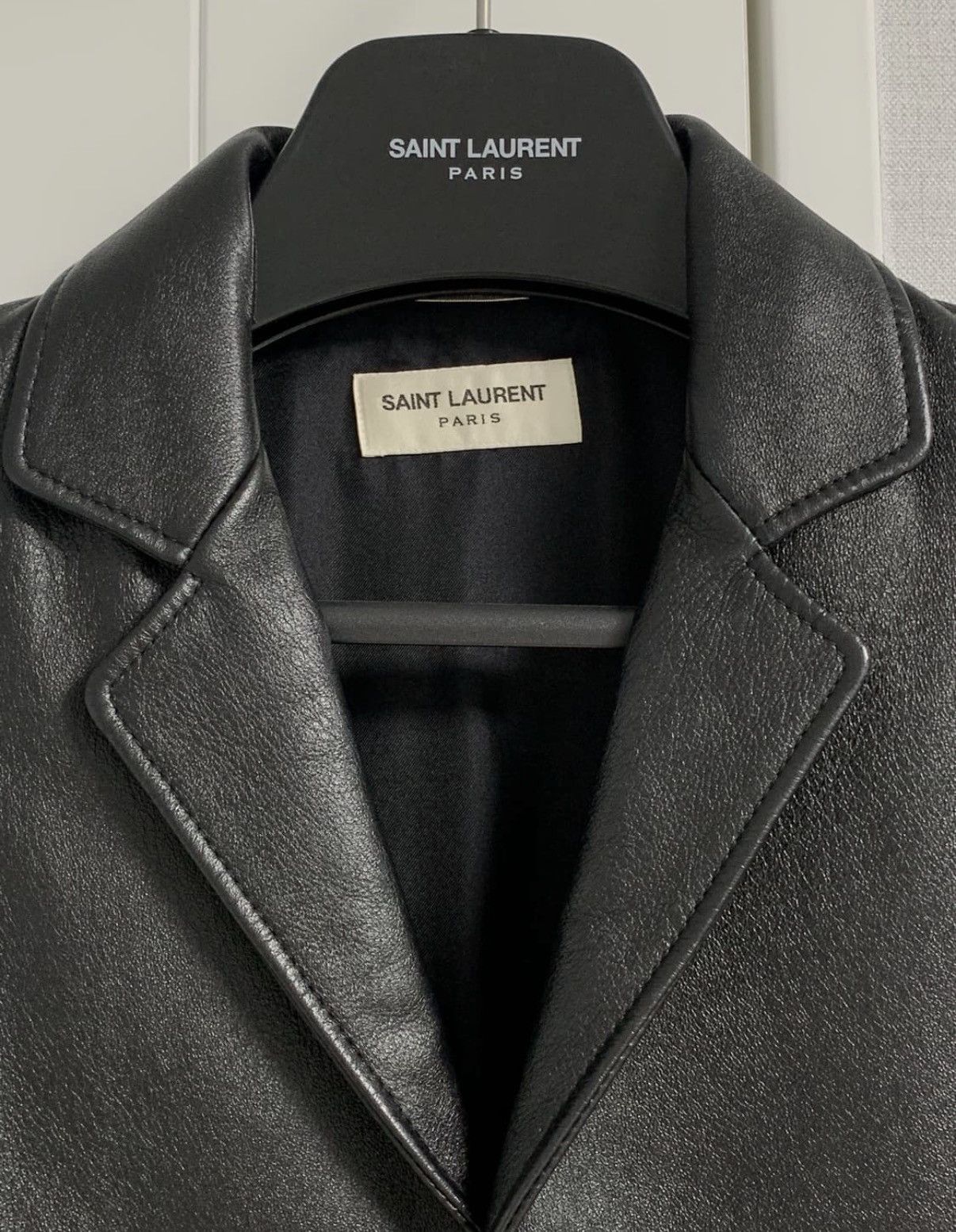 Saint Laurent Paris Saint laurent 15FW lamb leather single jacket sz50 Size US M / EU 48-50 / 2 - 4 Thumbnail