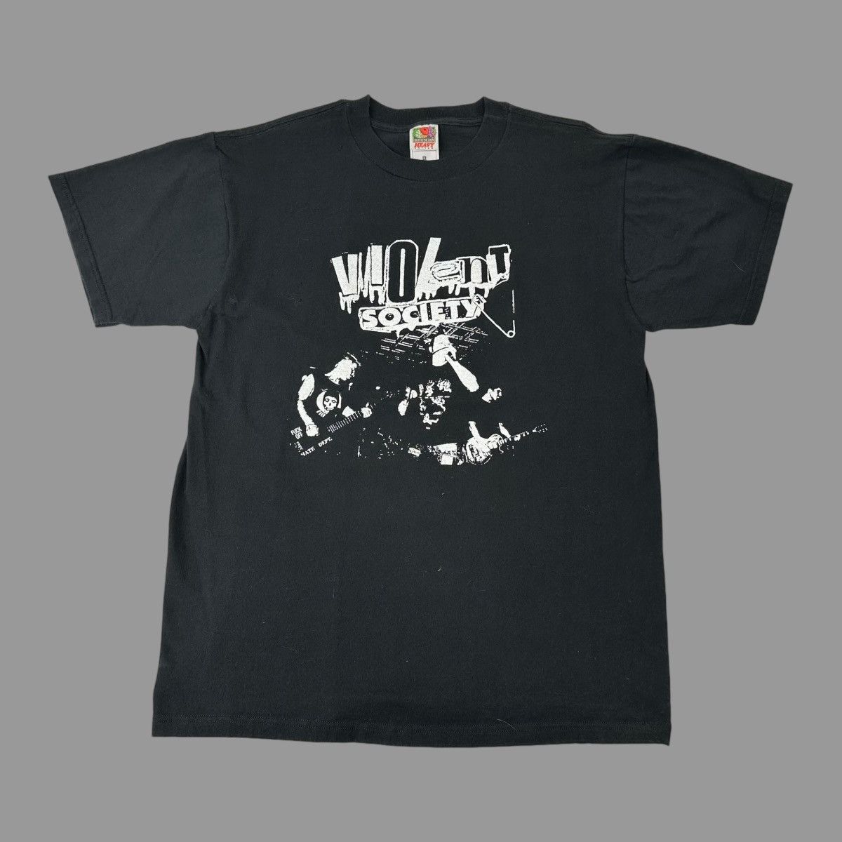 Band Tees × Vintage Vintage late 90s punk tshirt Size US L / EU 52-54 / 3 - 1 Thumbnail