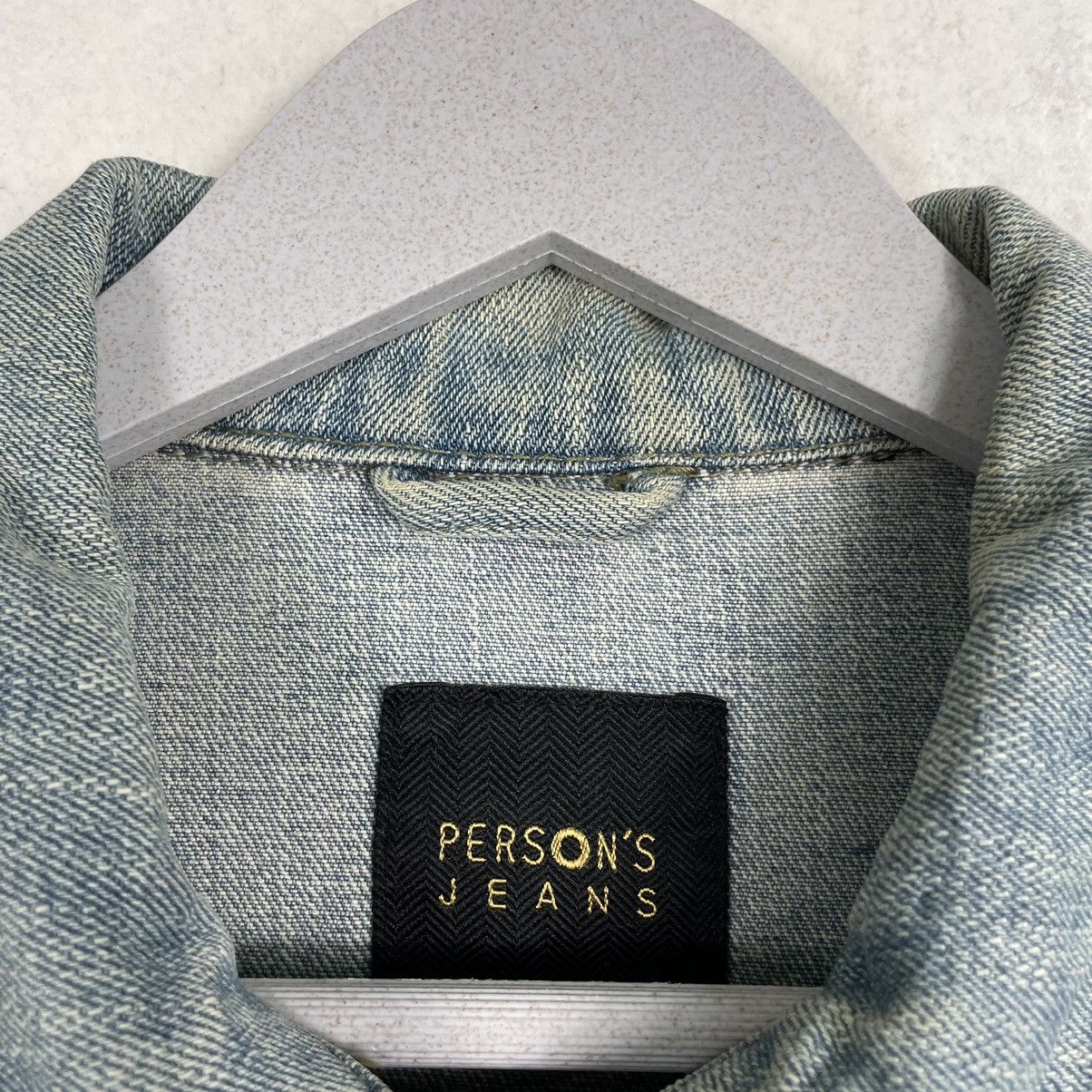 Japanese Brand × PERSON'S 💥PERSONS JEANS DENIM TRUCKER JACKET Size US M / EU 48-50 / 2 - 10 Thumbnail