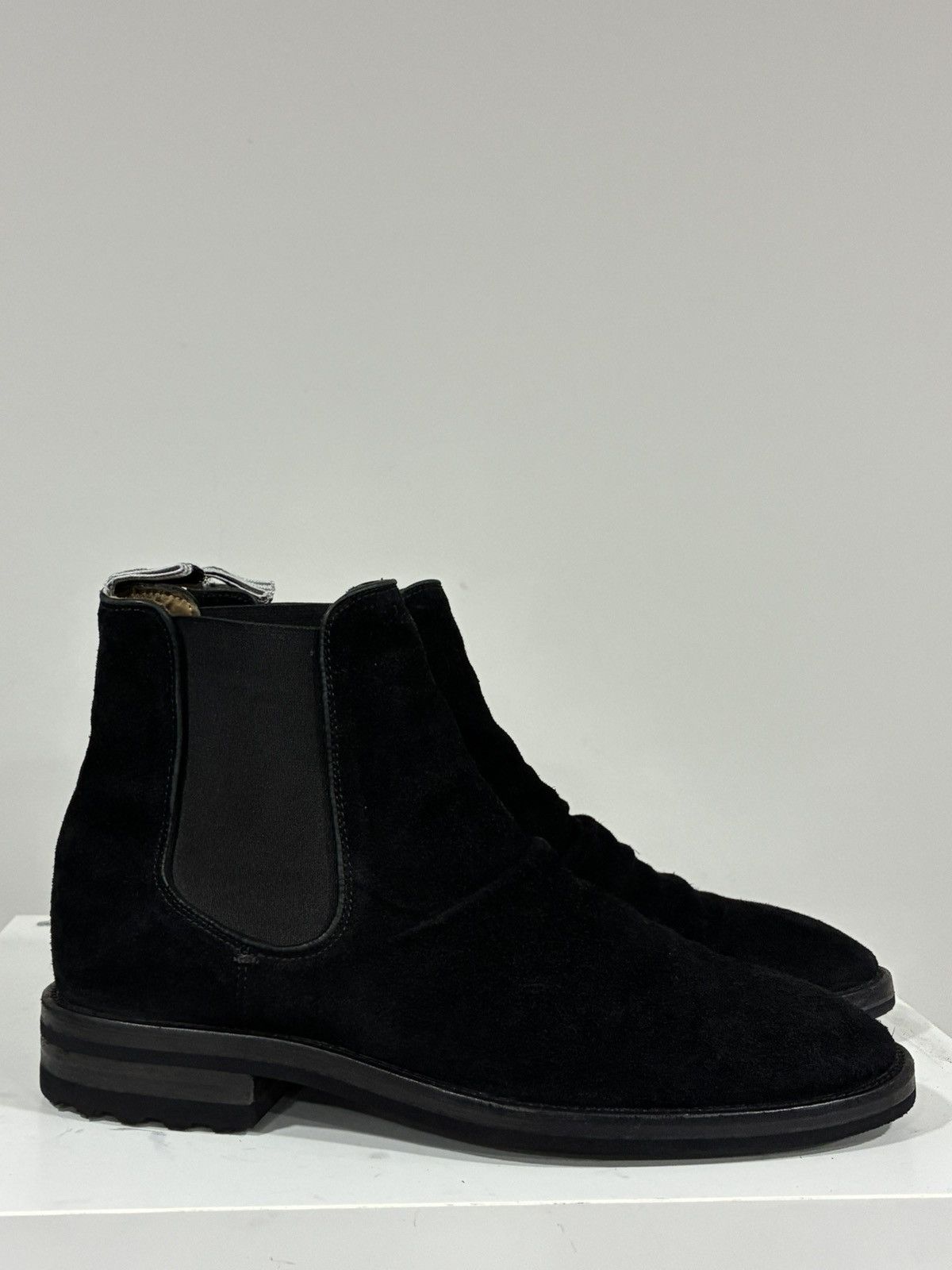John Varvatos Black suede sharpei boot 8.5 Size US 8.5 / EU 41-42 - 7 Thumbnail