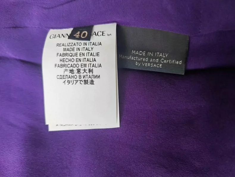 Versace Versace Romantic purple wool dress Size M / US 6-8 / IT 42-44 - 4 Thumbnail