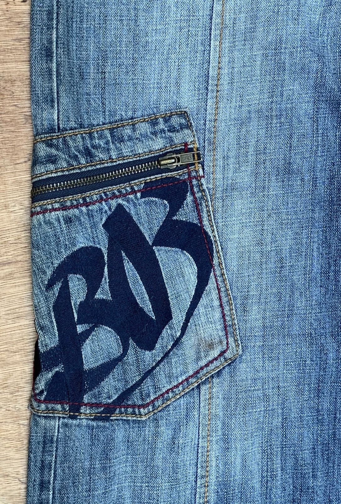 Japanese Brand Rare!! Vintage LB-03 Denim Jeans Pants Size US 28 / EU 44 - 12 Thumbnail
