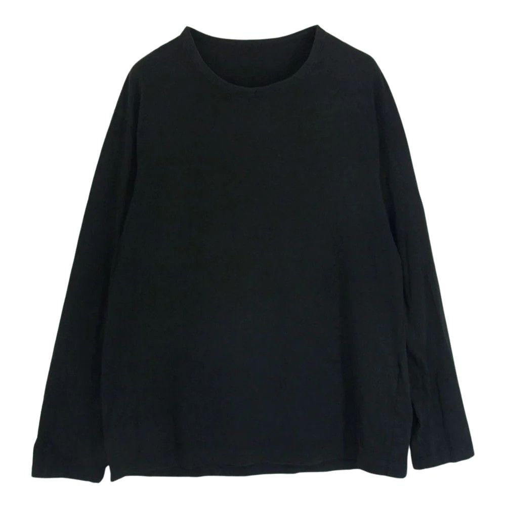 image of Yohji Yamamoto Long Sleeve T-Shirt in Black, Men's (Size Large)
