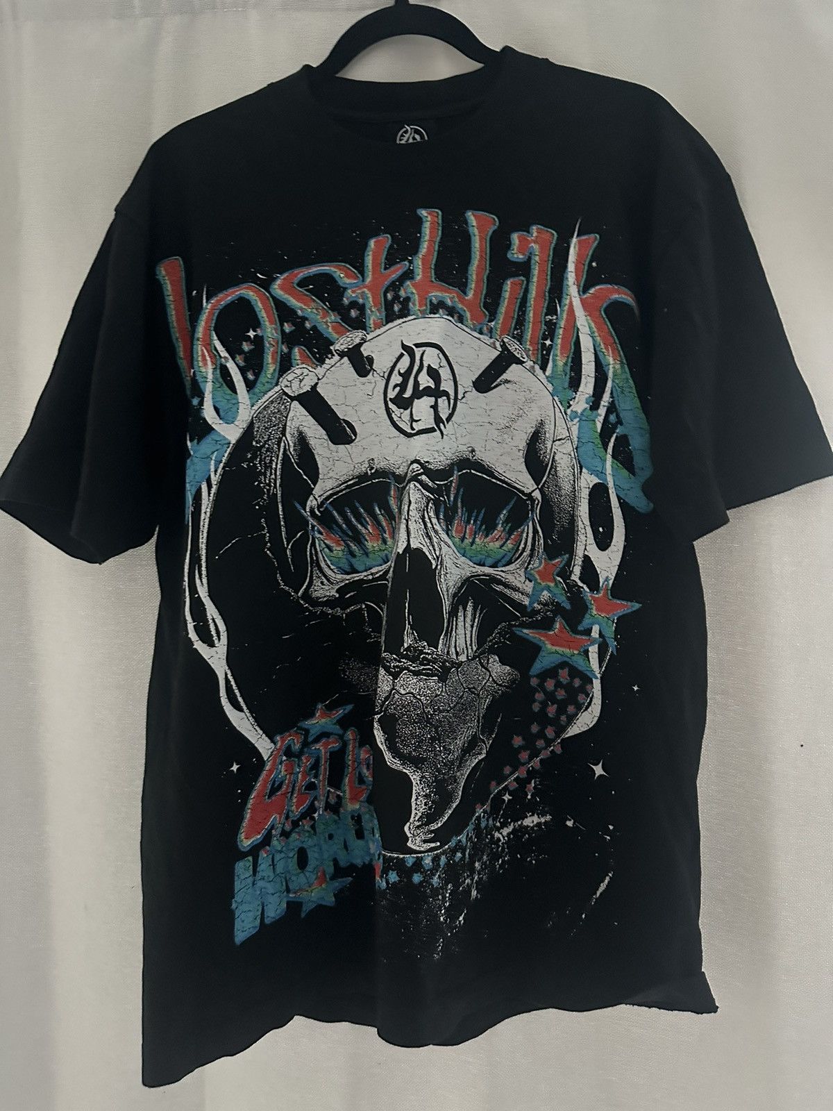 Vintage Lost hills black t-shirt Size US M / EU 48-50 / 2 - 1 Thumbnail