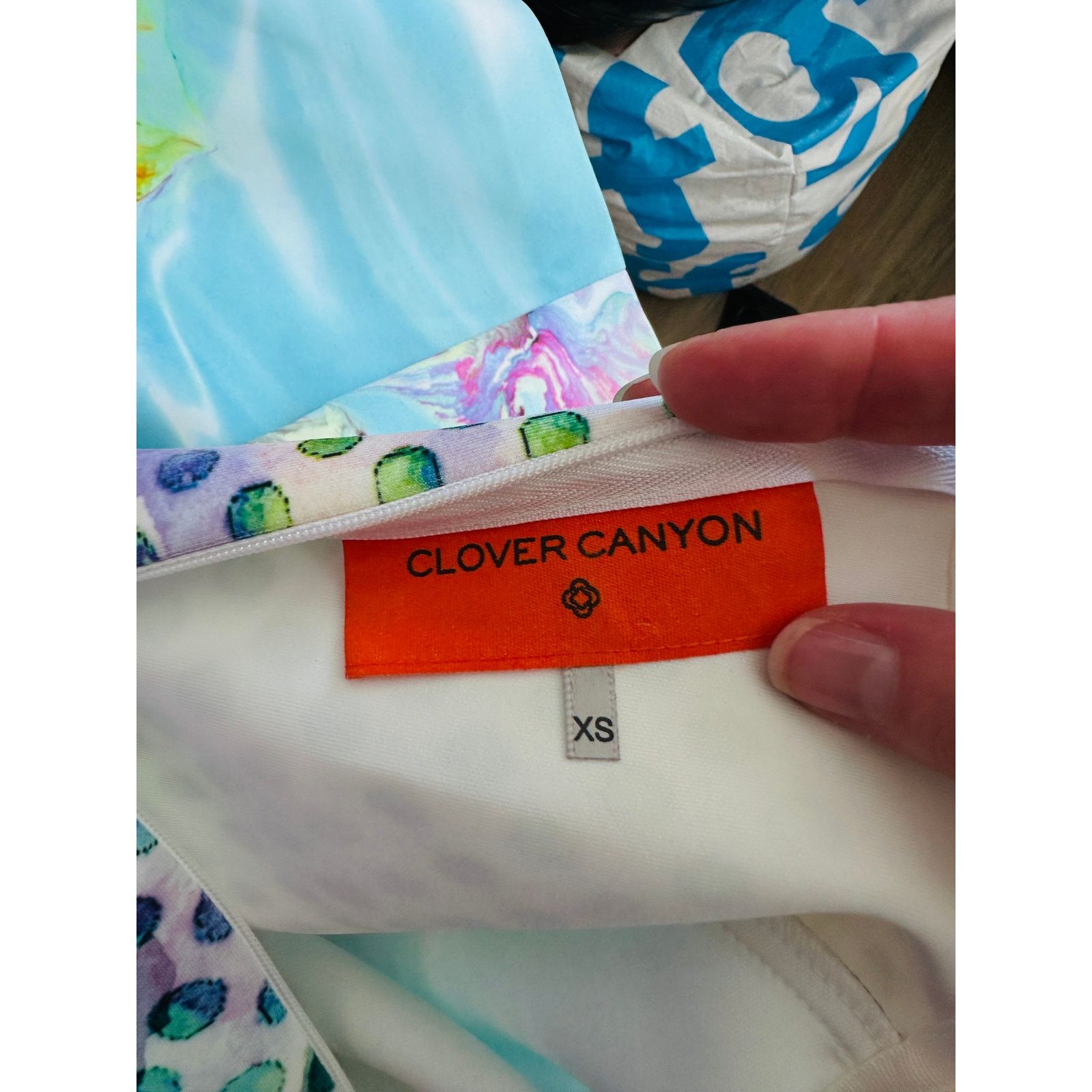 Clover Canyon Clover Canyon Pool Flower MultiColor Aqua Bodycon Dress XS Size XS / US 0-2 / IT 36-38 - 8 Thumbnail