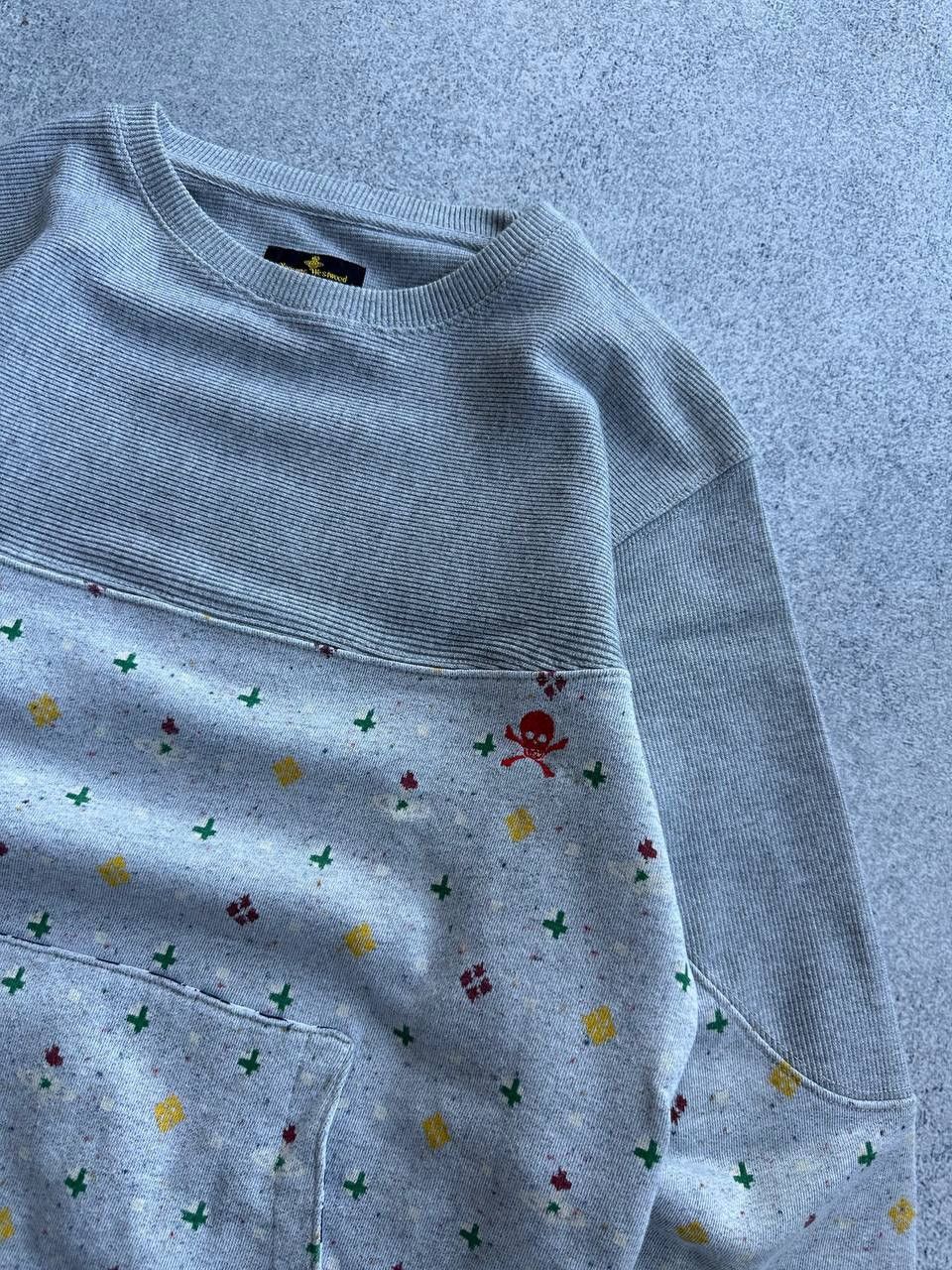 Vivienne Westwood Vivienne Westwood x Lee Anglomania Multilogo Grey Sweatshirt Size US S / EU 44-46 / 1 - 10 Thumbnail