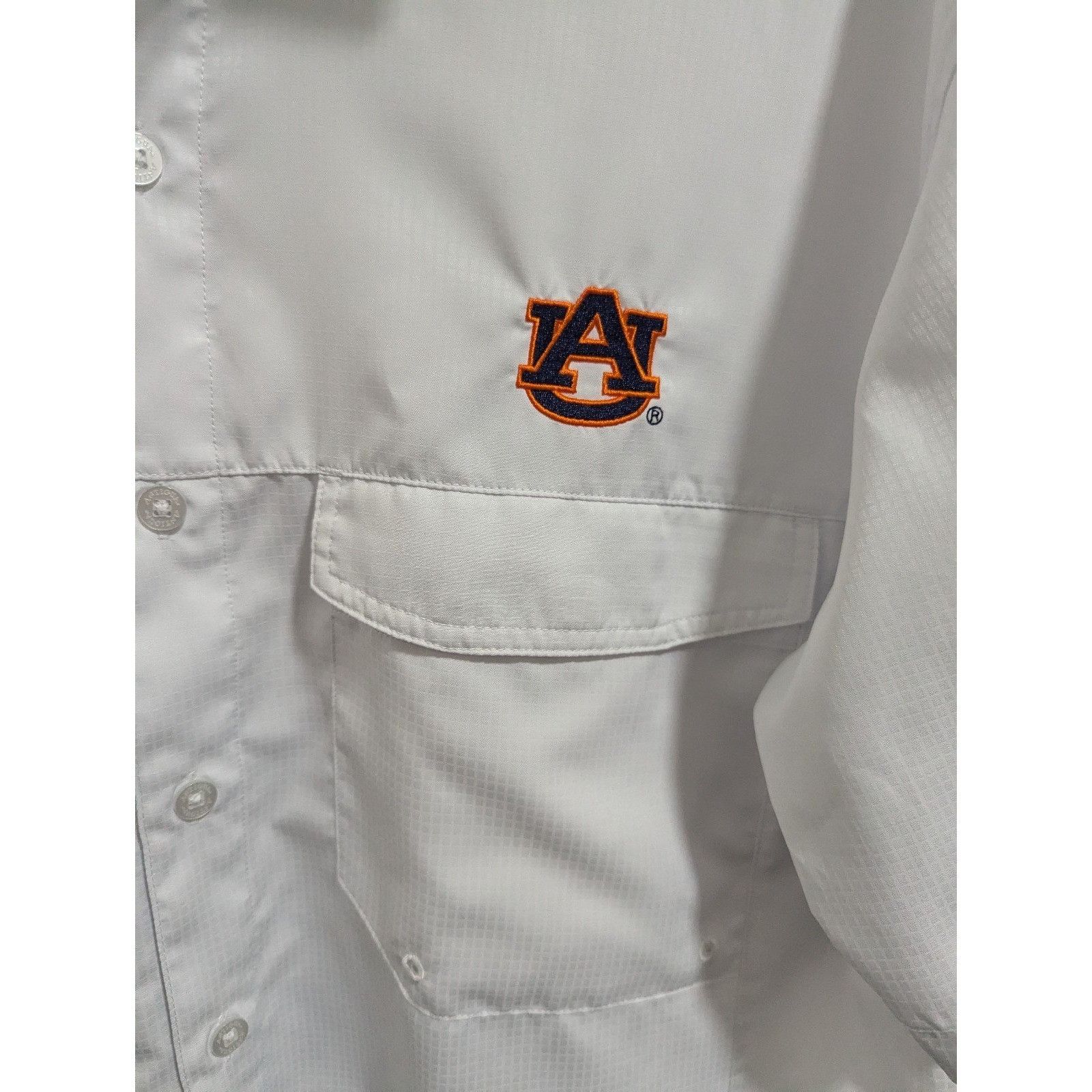 Other Auburn Tigers Shirt Mens M Antigua White Button Up Short Sle Size US M / EU 48-50 / 2 - 3 Thumbnail