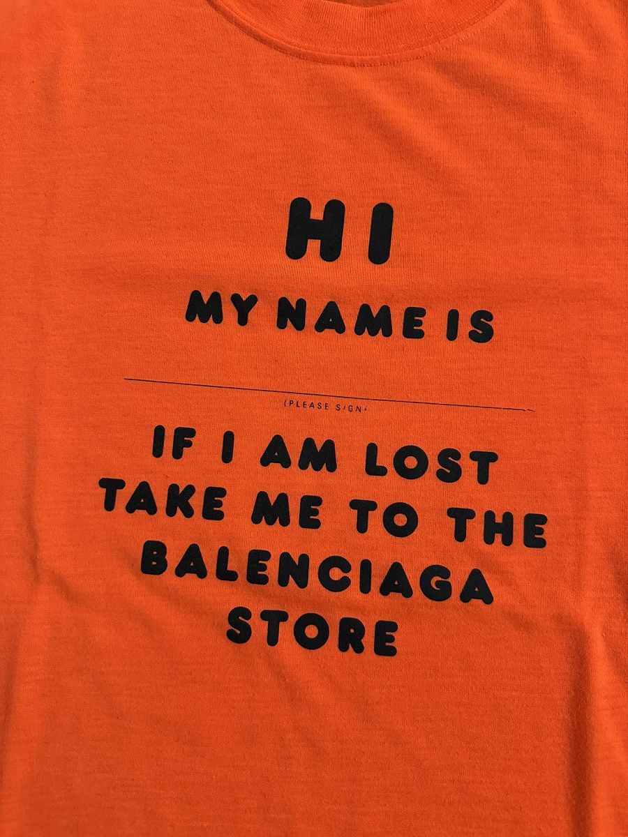 Balenciaga Balenciaga logo t shirt Size US S / EU 44-46 / 1 - 2 Thumbnail