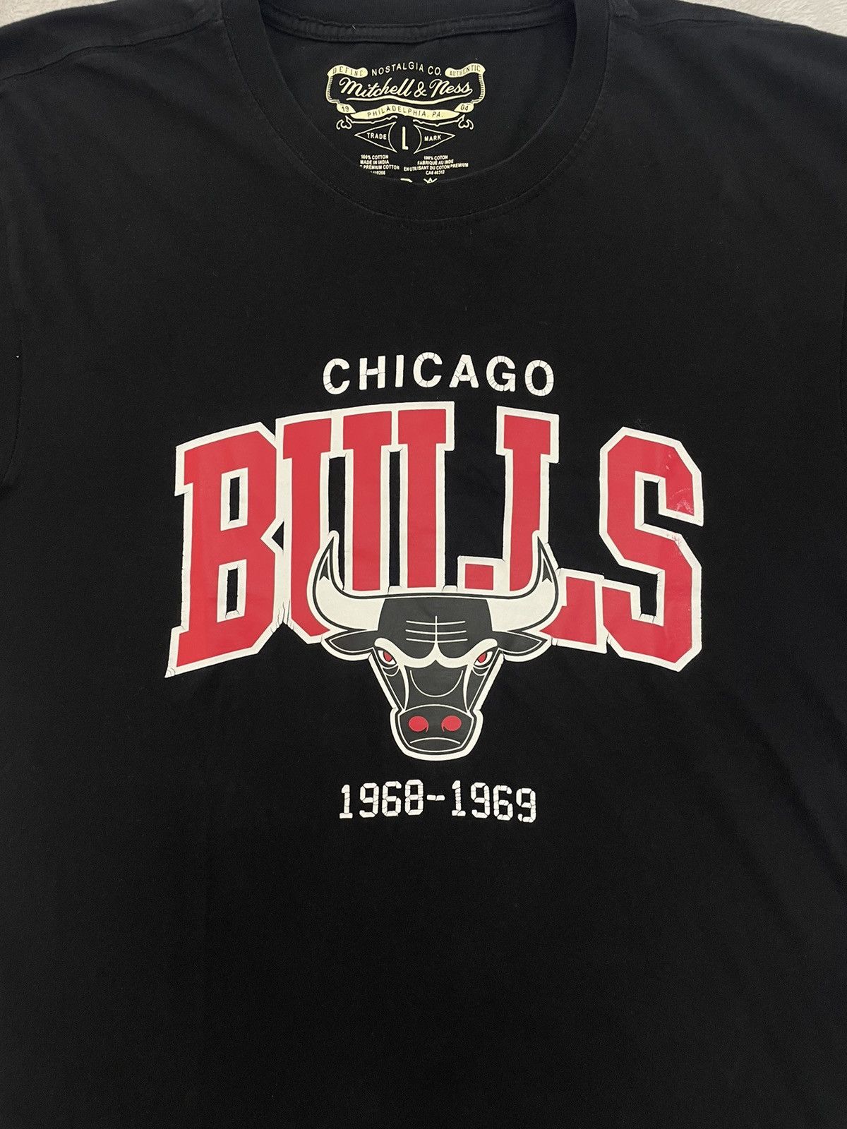 Mitchell & Ness × NBA × Vintage Vintage Mitchell & Ness x Chicago Bulls T-Shirt - Size L Size US L / EU 52-54 / 3 - 3 Thumbnail