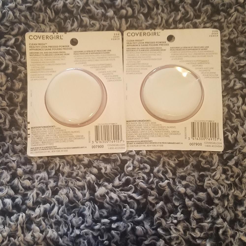 Designer Covergirl Pressed Powder Set of 2 Deep Fonce Size ONE SIZE - 3 Thumbnail