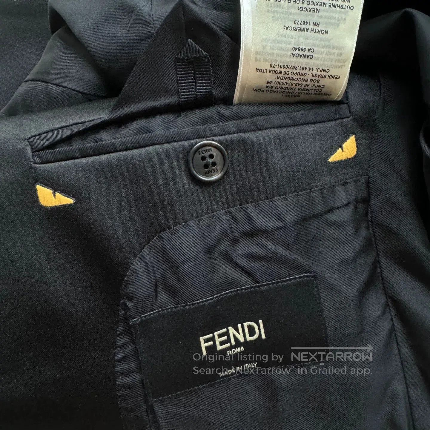 Fendi Fendi Monster Classic Blazer. Size US S / EU 44-46 / 1 - 9 Thumbnail