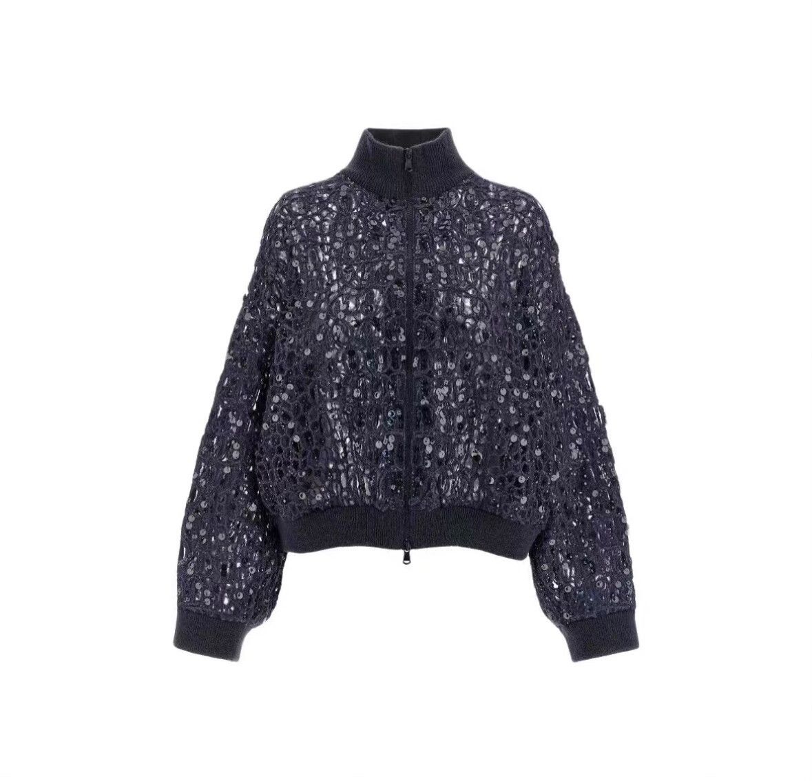 Brunello Cucinelli Brunello Cucinelli Sparkly Cardigan for Women Size M / US 6-8 / IT 42-44 - 1 Thumbnail