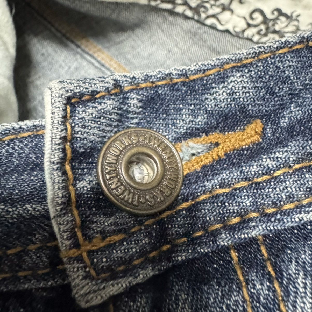Vintage Twenty Work Japan Denim Rider Cargo Pants Size US 33 - 19 Thumbnail