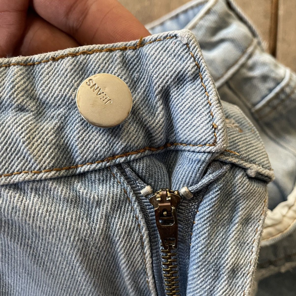 Japanese Brand 🔥🇯🇵Rare Unbrand Hagi Stylish Distress Women Denim Jeans Size 28" / US 6 / IT 42 - 10 Thumbnail