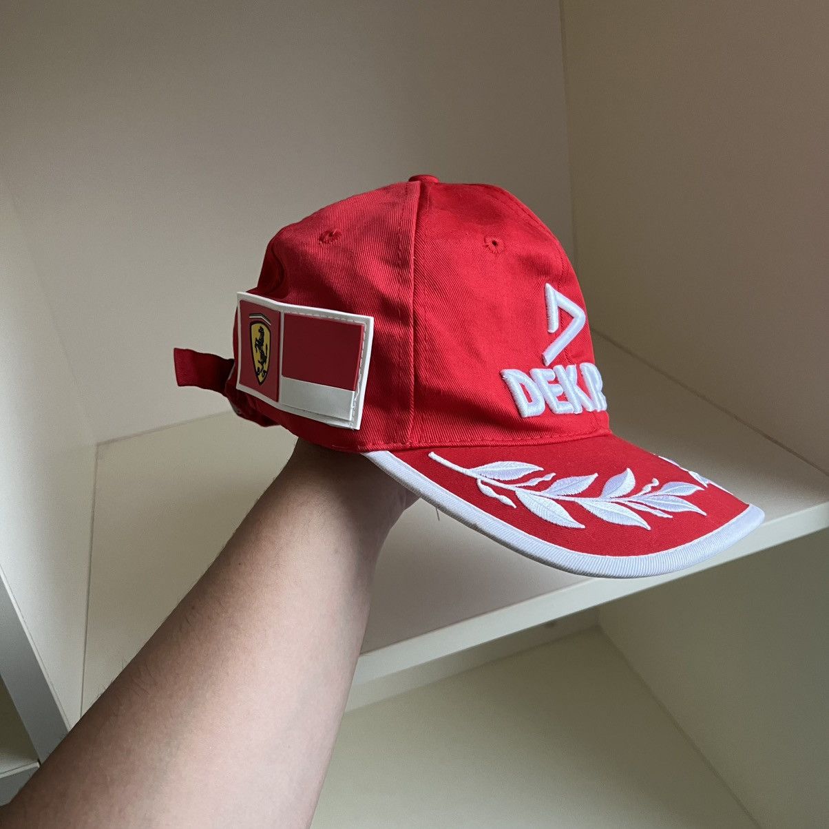 Ferrari Vintage Ferrari Racing Cap Michael Schumacher Dekra Size ONE SIZE - 5 Thumbnail