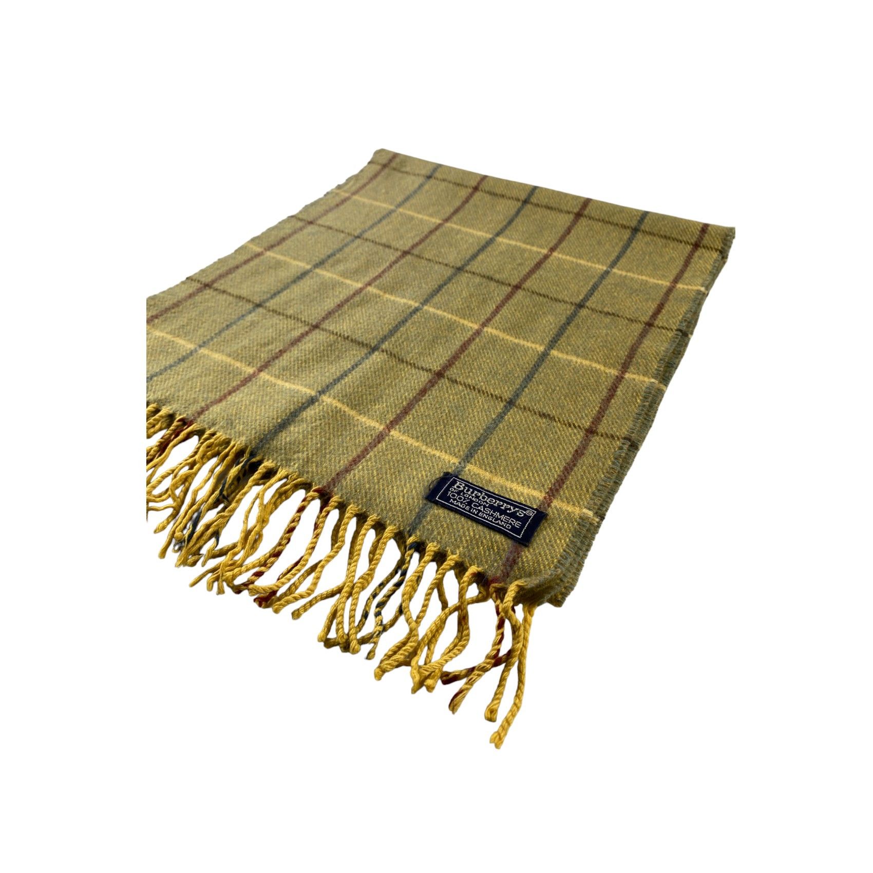 Burberry × Vintage Burberry Scarf / Muffler / Neckwear - WW1506 Size ONE SIZE - 3 Thumbnail