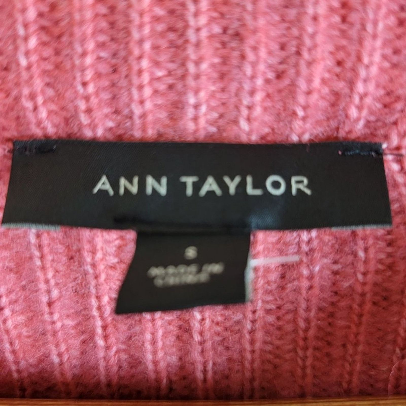 Ann Taylor Ann Taylor Womens Cuffed Mock Neck Knitted Sweater Size S / US 4 / IT 40 - 5 Thumbnail