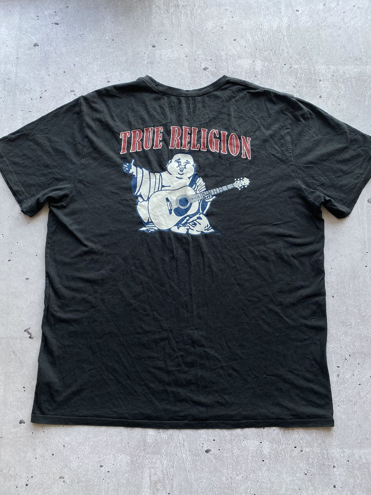 True Religion × Vintage ☠️Vintage True Religion Big Logo T shirt Rare Y2K Retro hype Size US XL / EU 56 / 4 - 4 Thumbnail