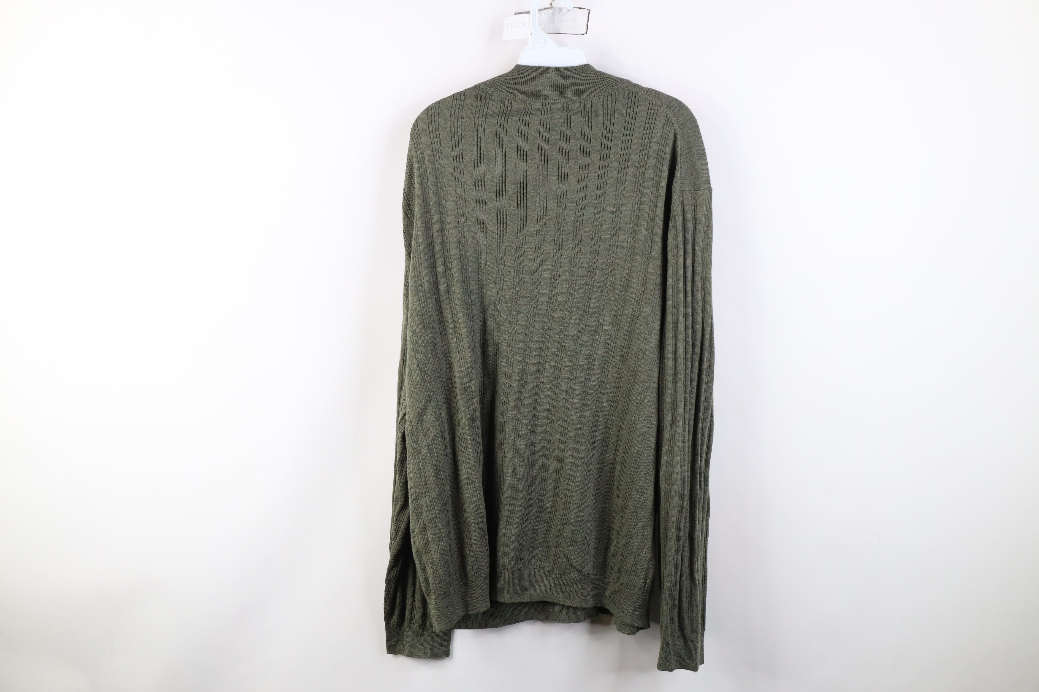 Vintage Deadstock Vintage 90s Streetwear Knit Mock Neck Sweater Size US XXL / EU 58 / 5 - 9 Thumbnail