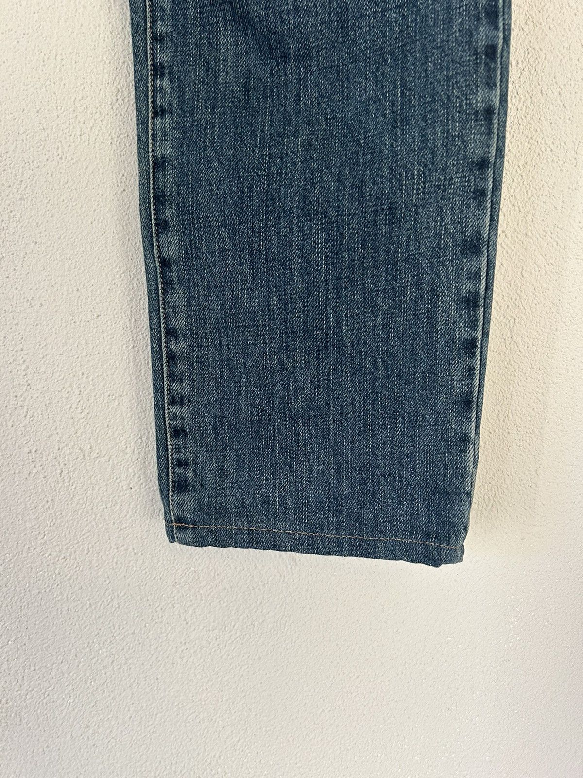 Balmain Blue Denim Biker Jeans Size US 31 - 9 Thumbnail