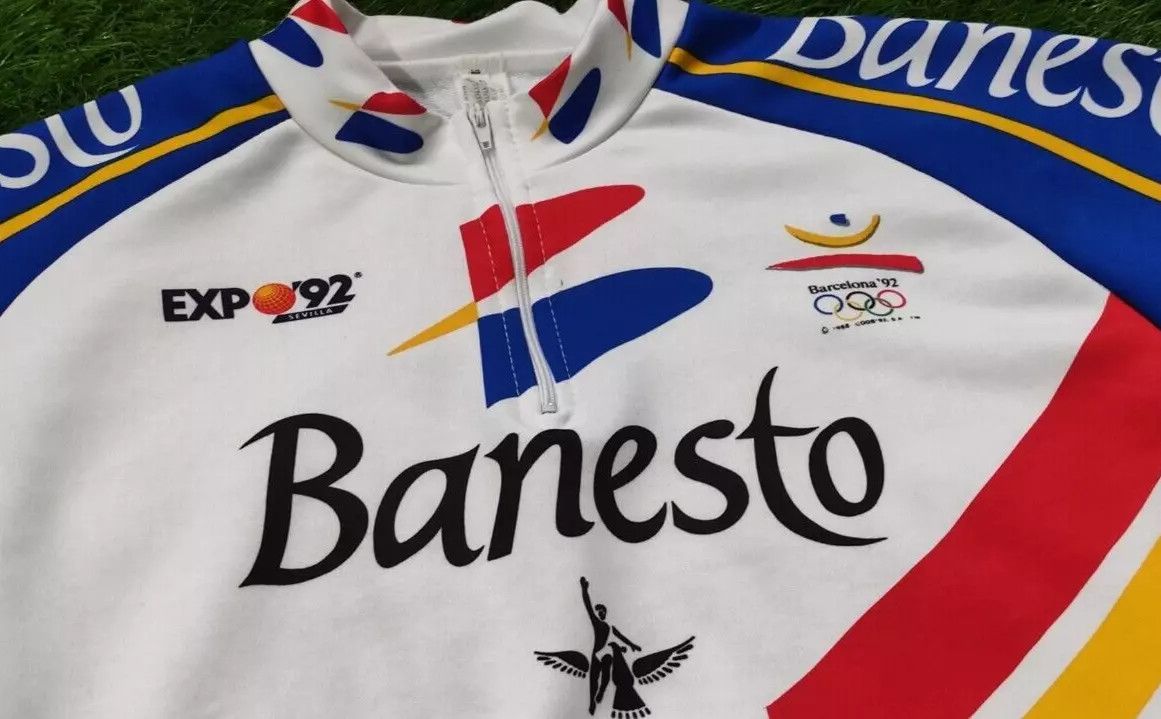 Other VINTAGE NALINI CYCLING BANESTO SHIRT JERSEY CAMPAGNOLO RETRO Size US L / EU 52-54 / 3 - 3 Thumbnail